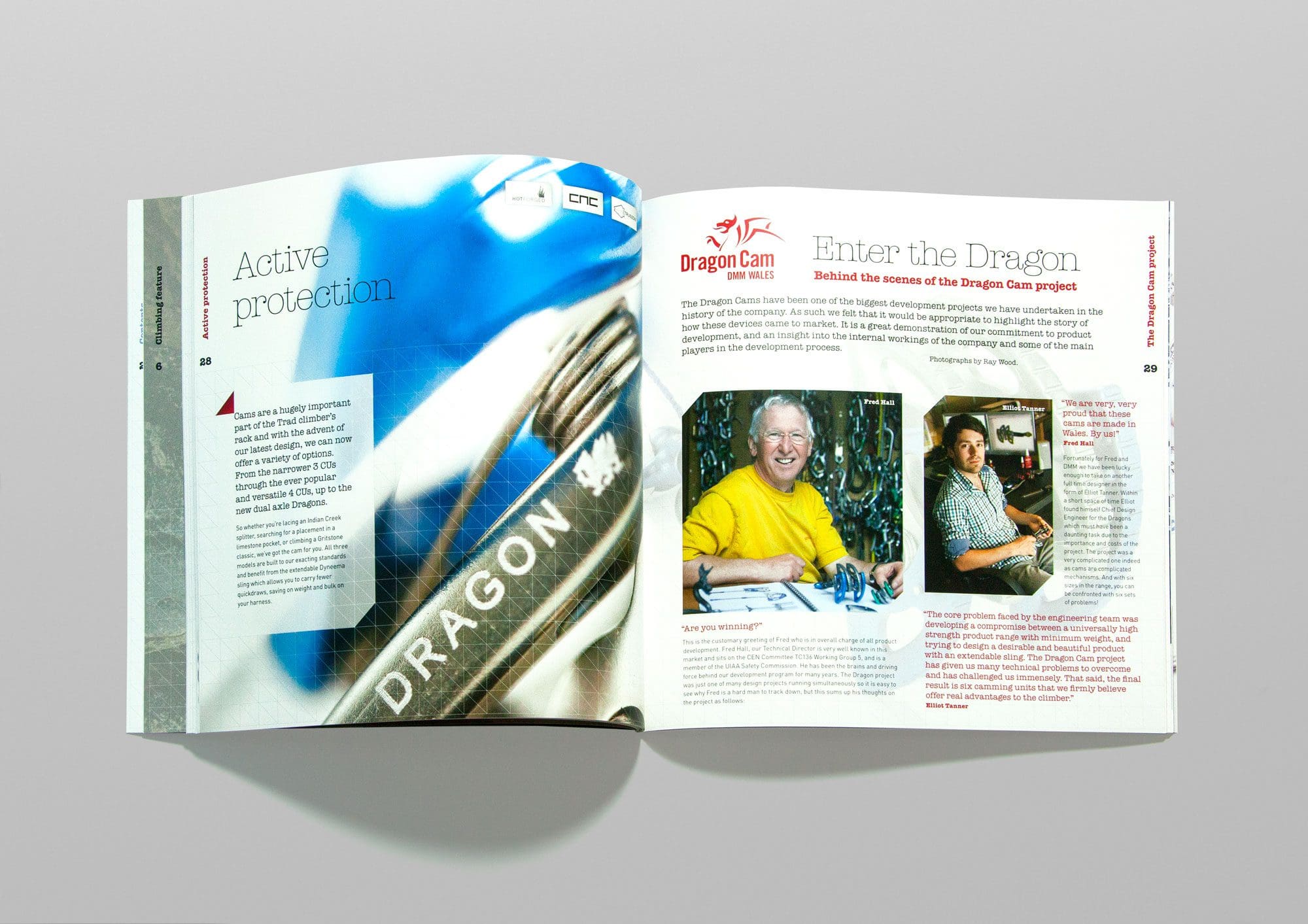 DMM Wales Product Catalogue Dragon Cam spread