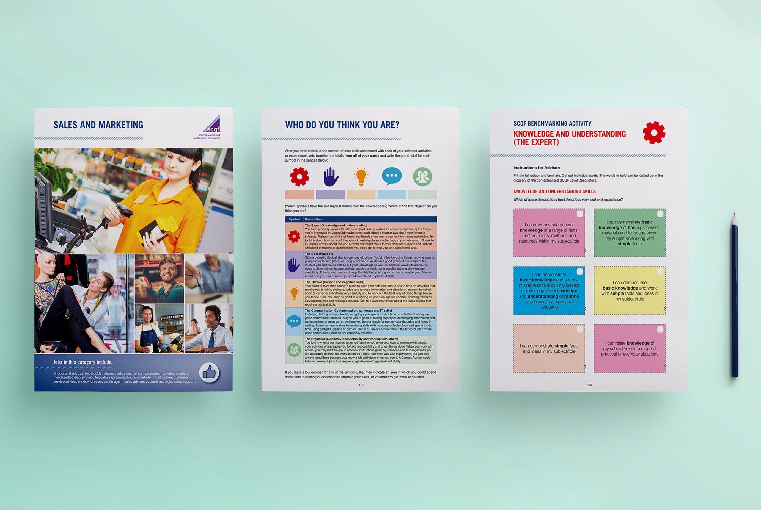 SCQF My Skills, My Future training pack individual module sheets