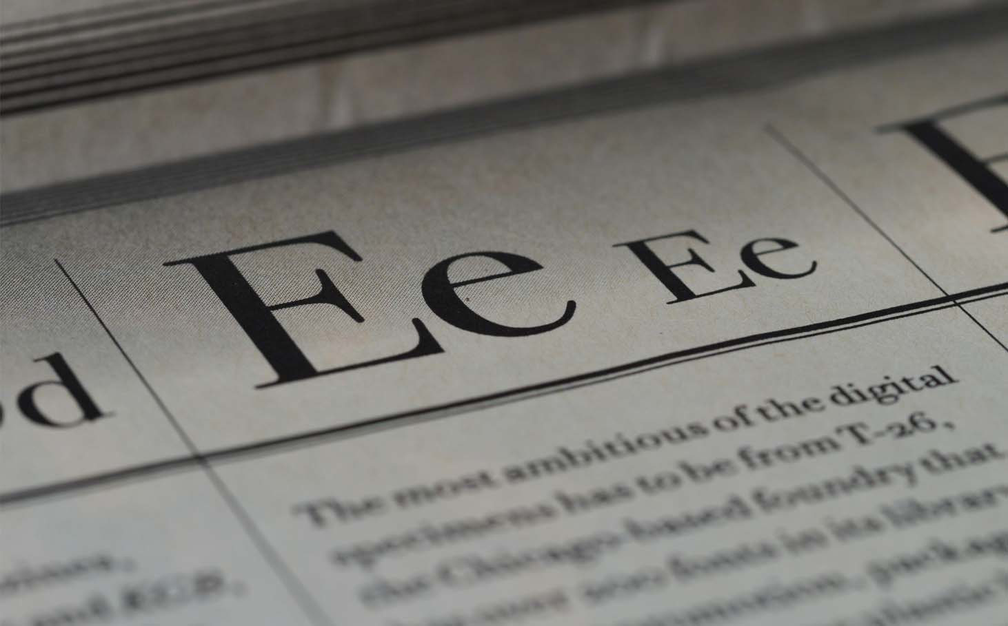 The Perils of Having a Favourite Font