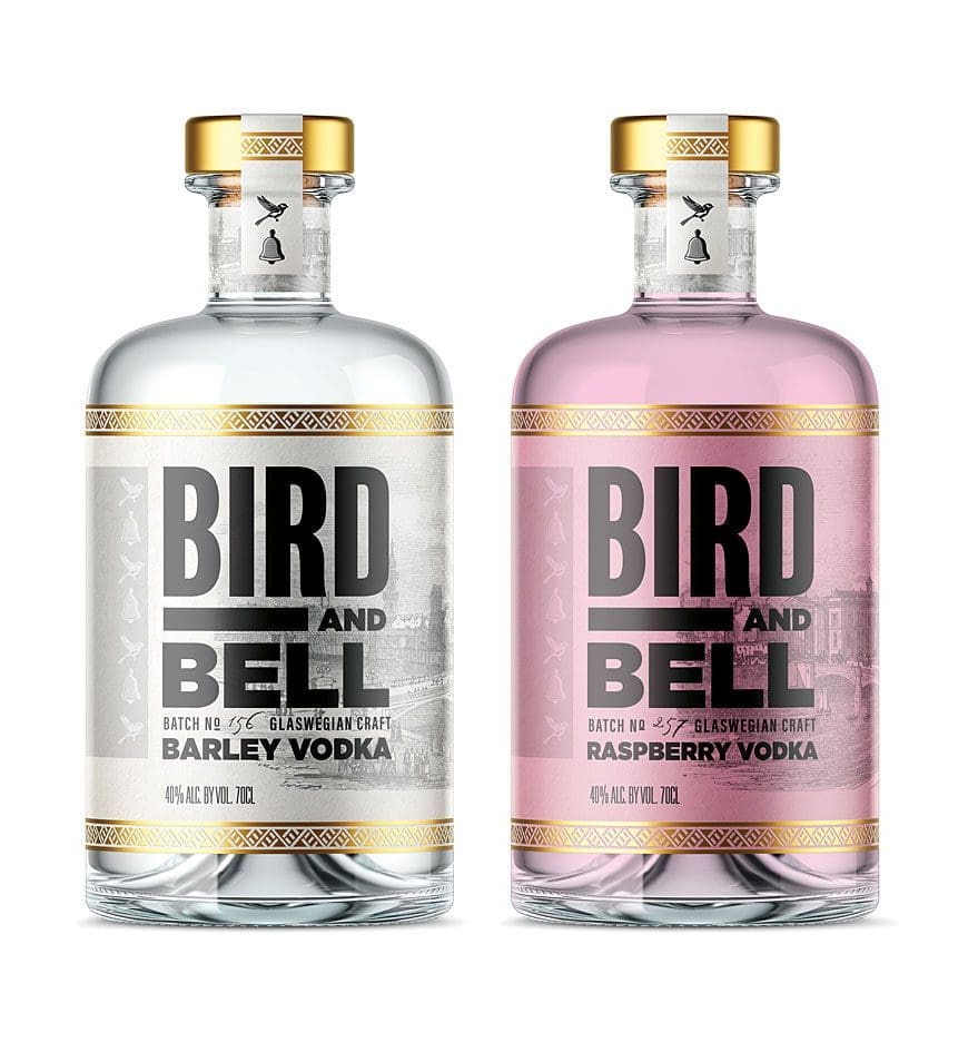 Bird and Bell branding, packaging and label design