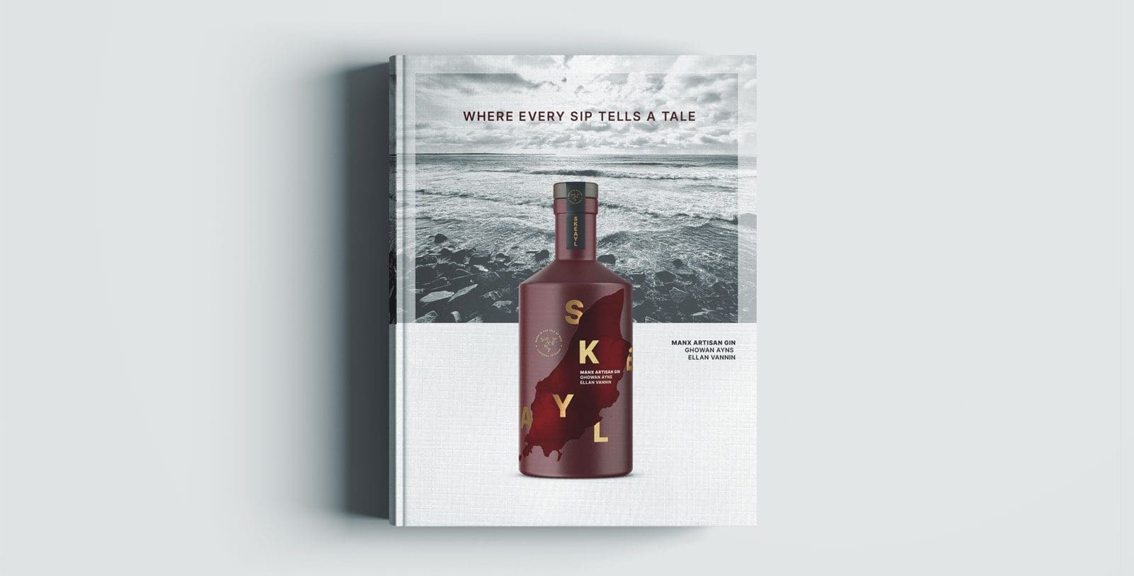 SKEAYL Artisan Manx Gin brochure cover