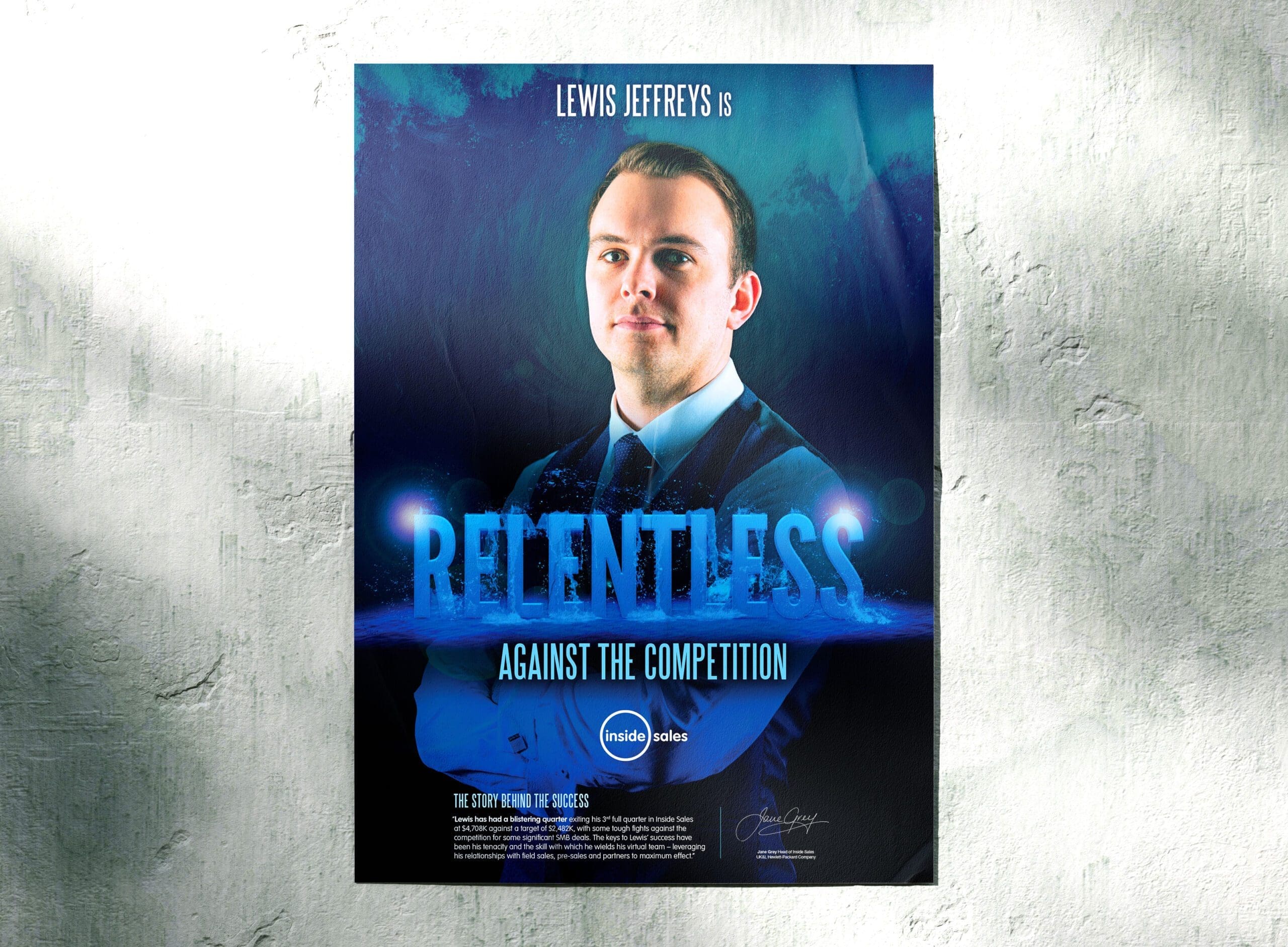 Hewlett Packard Enterprise Superheroes poster – ‘Relentless’ Hewlett Packard Enterprise Superheroes poster – ‘Relentless'