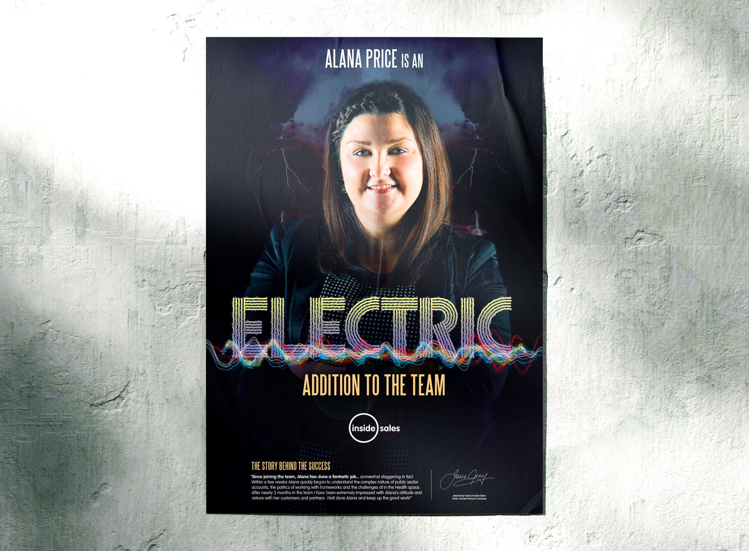 Hewlett Packard Enterprise Superheroes poster – ‘Electric’ Hewlett Packard Enterprise Superheroes poster – ‘Electric'
