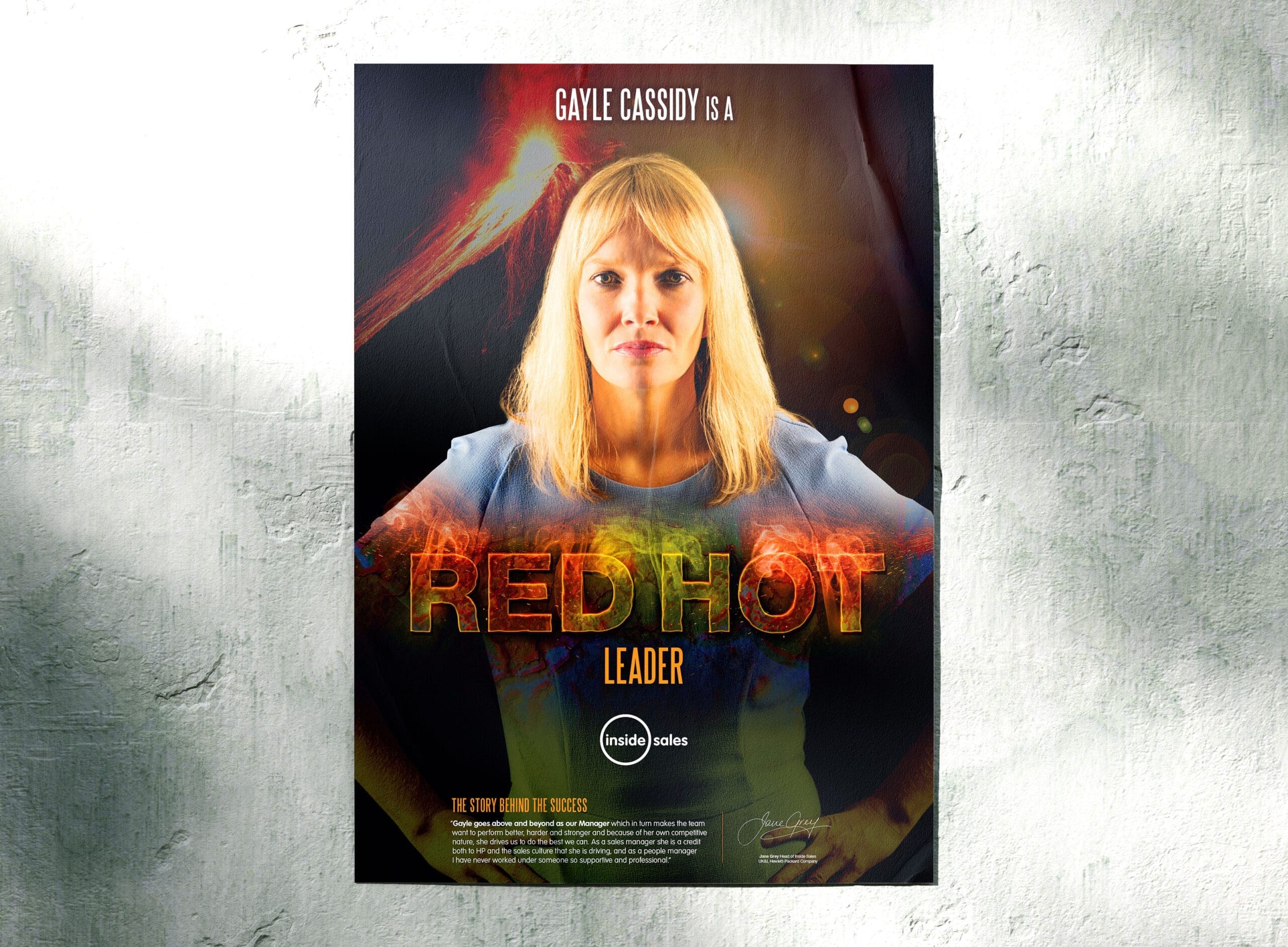 Hewlett Packard Enterprise Superheroes poster – ‘Red Hot’ Hewlett Packard Enterprise Superheroes poster – ‘Red Hot'