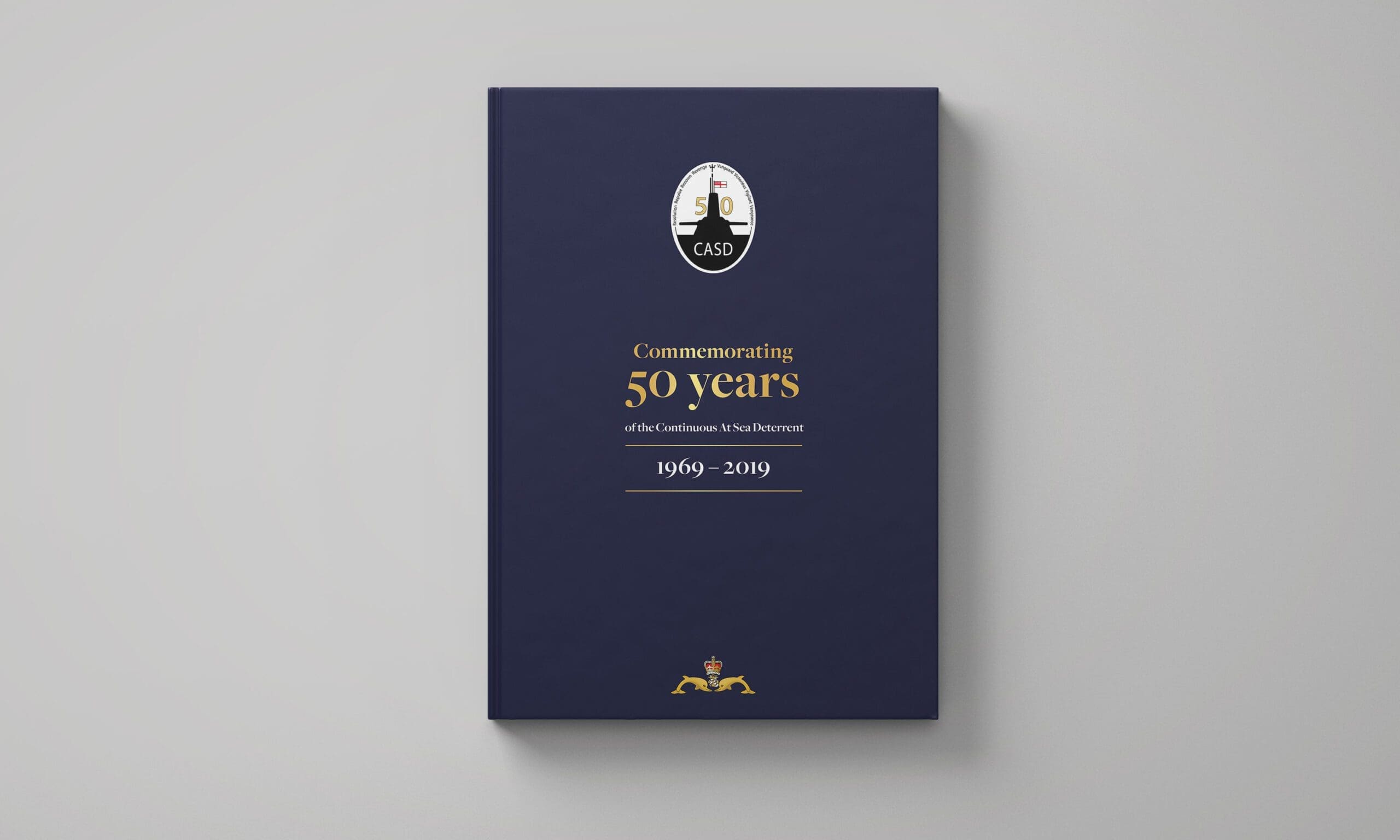 Serco / Royal Navy CASD 50 Years commemorative cover design