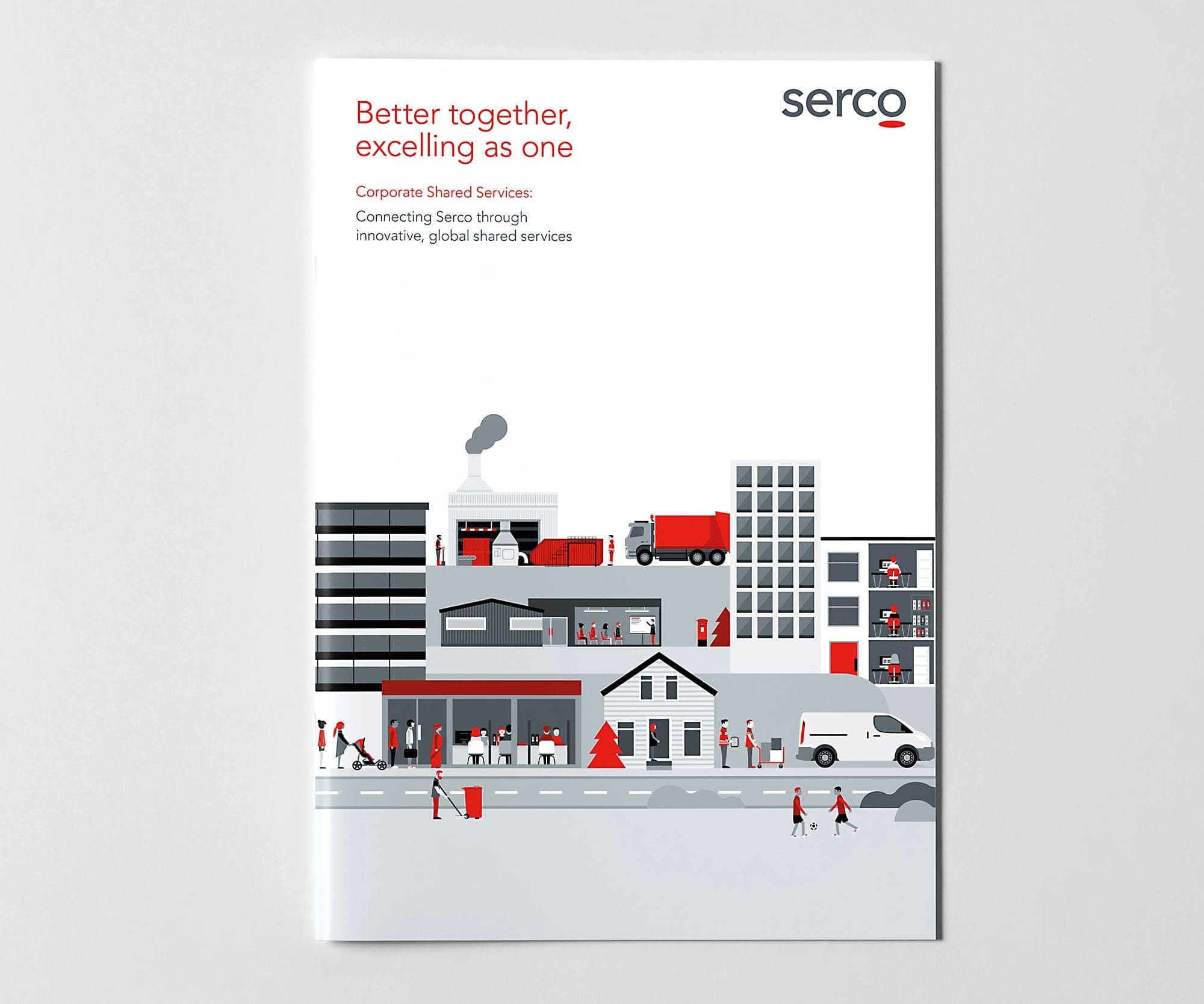 Serco Corporate Shared Services brochure cover