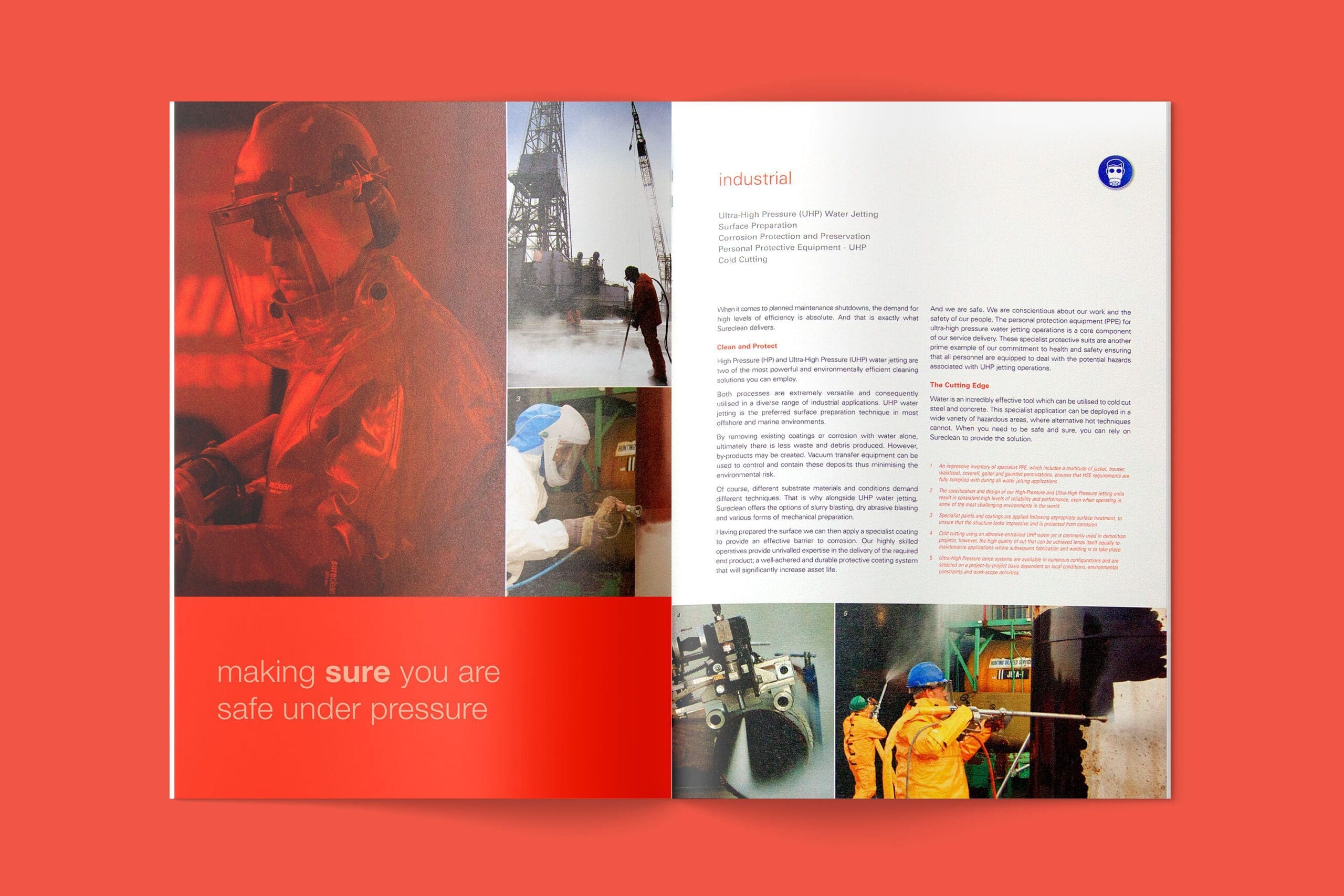 Sureclean brochure spread