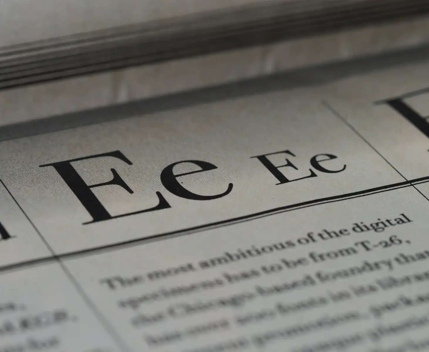 The Perils of Having a Favourite Font