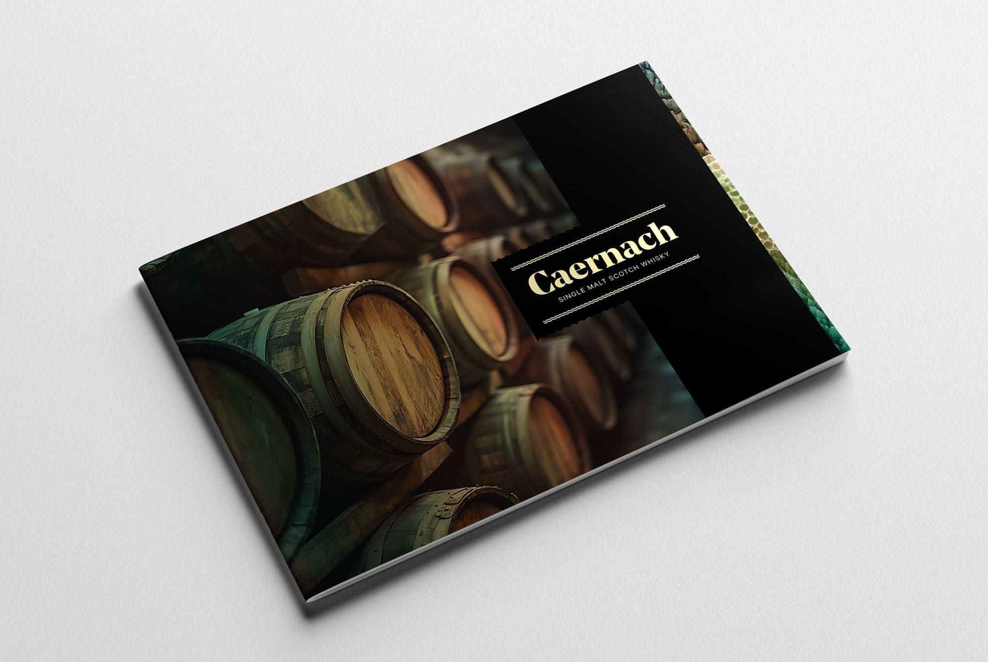 Caernach Single Malt Scotch Whisky brochure