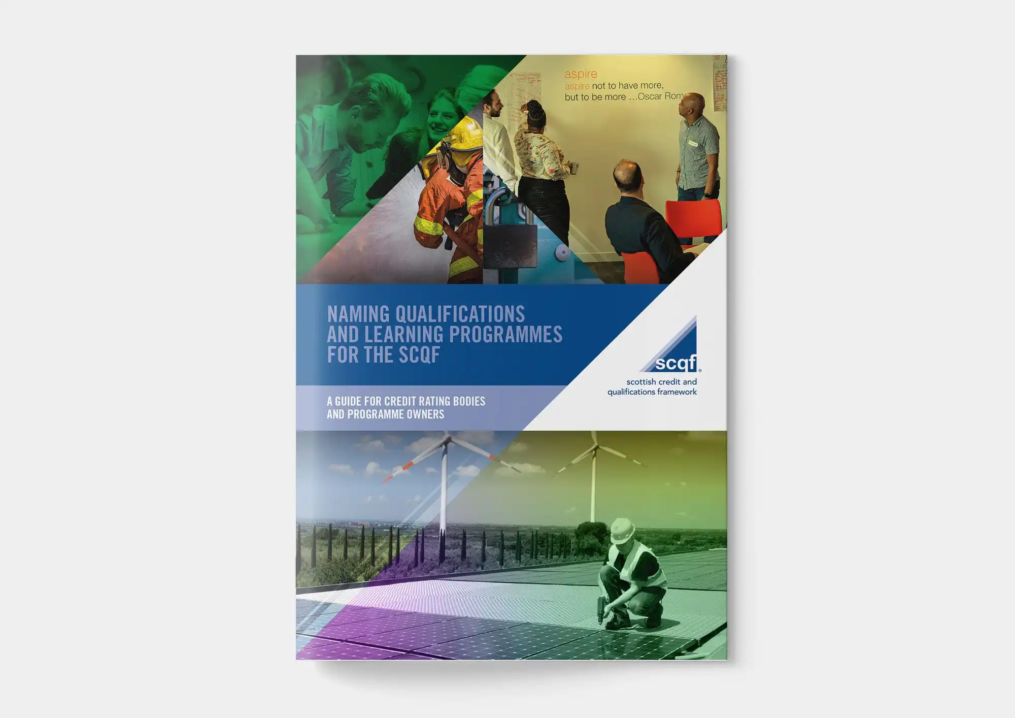 SCQF promotional brochure cover SCQF promotional brochure cover