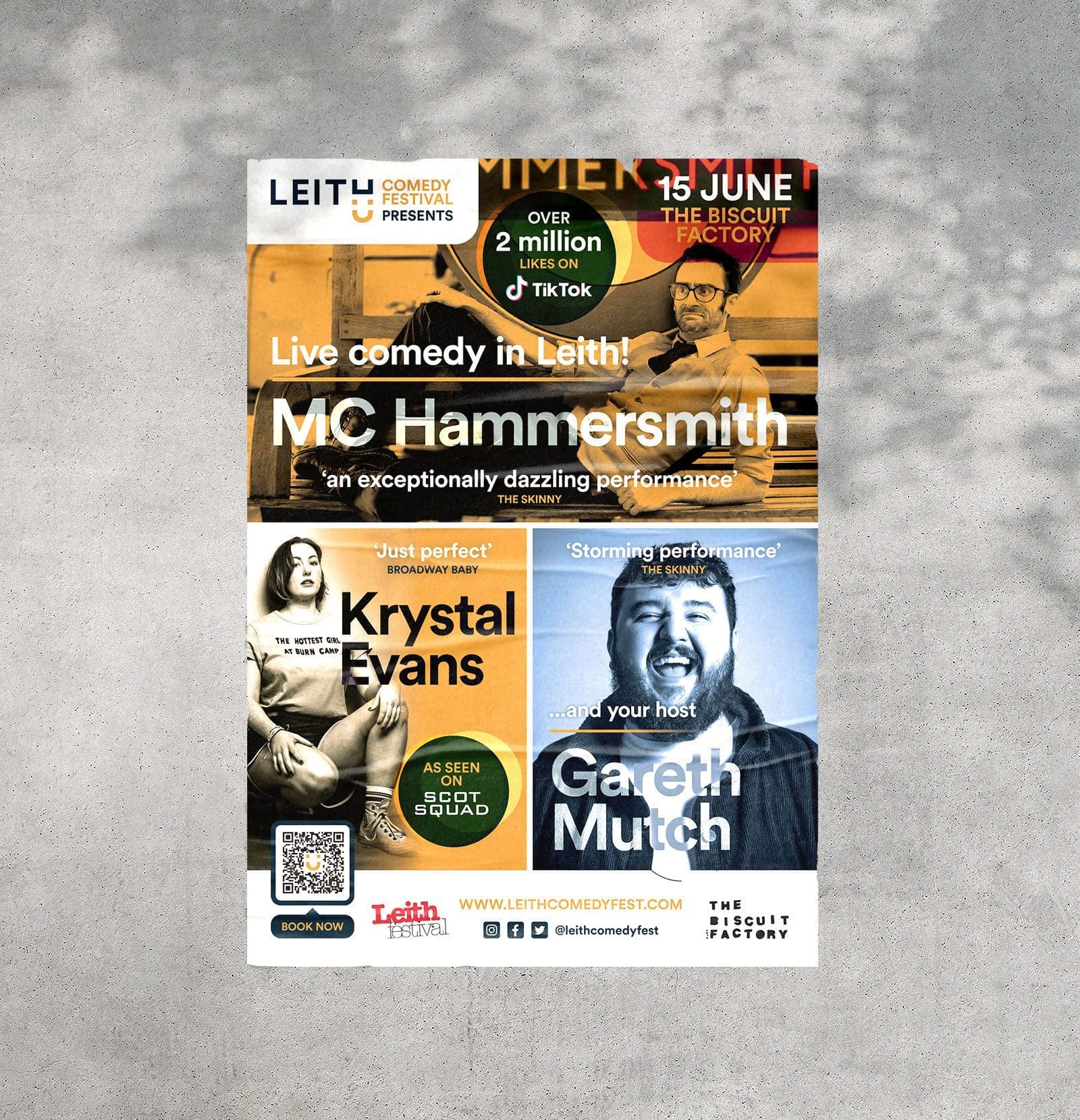 Leith Comedy Festival poster design