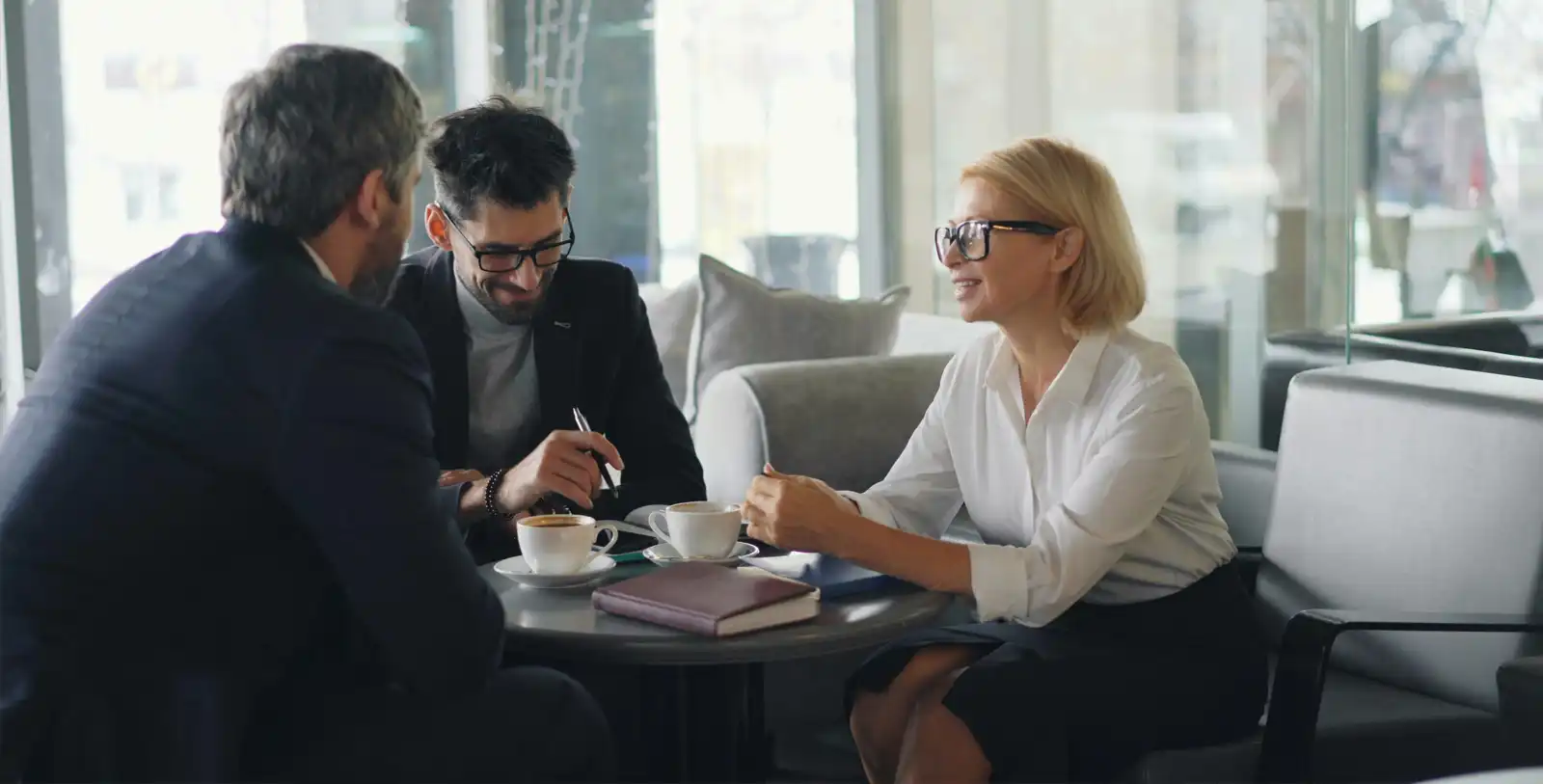 Modern business meeting Modern business meeting